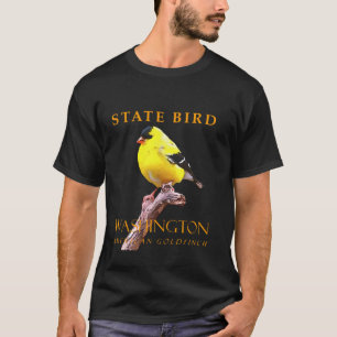 Camiseta Território de Washington Ave O pintassilgo america