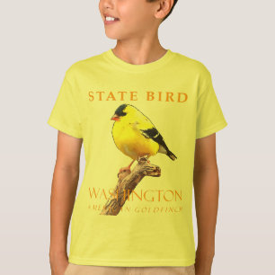 Camiseta Território de Washington Ave O Pintassilgo America