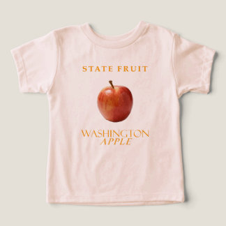 Camiseta Território de Washington Fruta A Maçã