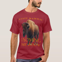 Território de Wyoming Mamífero O Bisonte