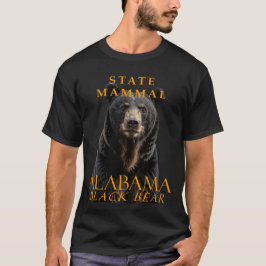Camiseta Território do Alabama Mammal O Urso Negro