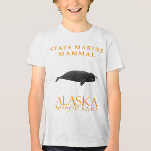 Camiseta Território do Alasca Mamífero Marinho A Baleia-da-