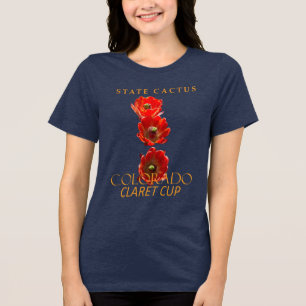 Camiseta Território do Colorado Cacto O Cálice de Clarete