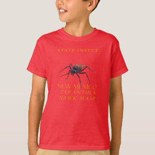 Camiseta Território do Novo México Inseto Tarântula Falcão 