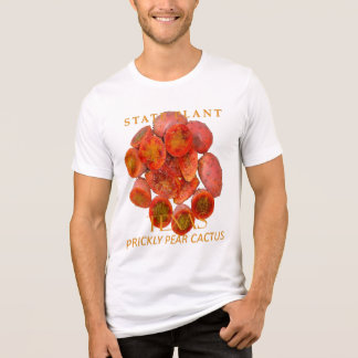Camiseta Território do Texas Planta Cacto Prickly Pear