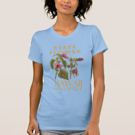 Camiseta Território Havaí Flor Hibiscus furcellatus