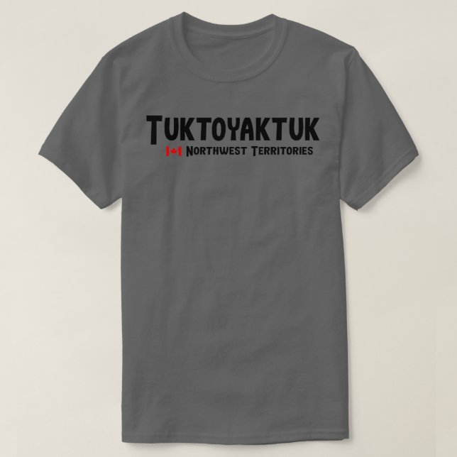 Camiseta Territórios do Noroeste de Tuktoyaktuk (Frente do Design)