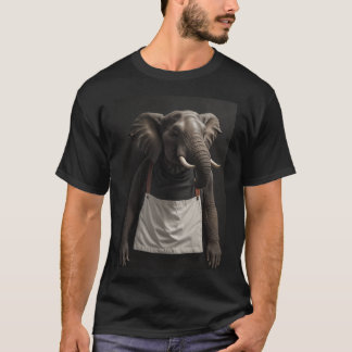 Camiseta Terrível Elefante Cozinhar