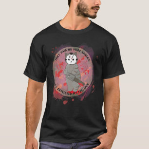 Camiseta Terror do Gato Brincando Sobre Dieta