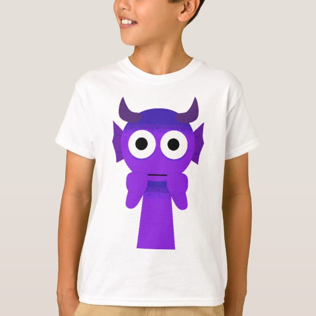 Camiseta Terror Durple de Sprunki Retomar (Frente)