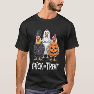 Camiseta Terror Fofinha Frango Ou Guloseima Galinhas Fantas