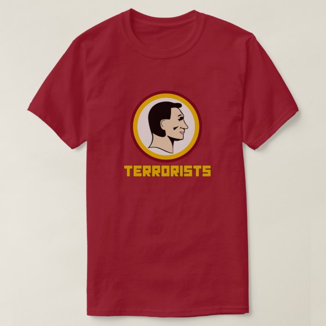 Camiseta Terrorista Americano (Frente do Design)