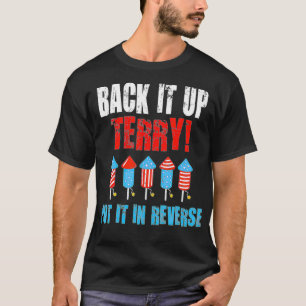 Camiseta Terry de backup colocou-o na Piada reversa de fogo
