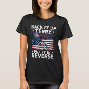Camiseta Terry, Dê Ré, Faça um Show de Fogos de Artifício E