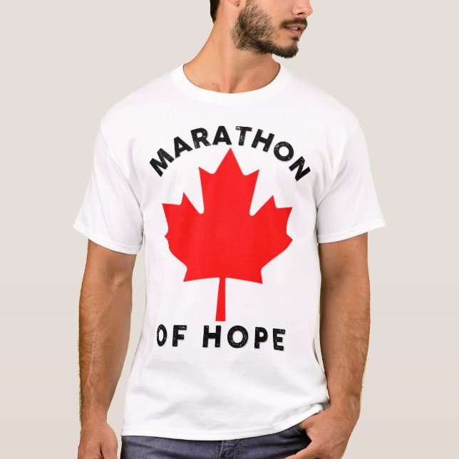 Camiseta Terry Fox Marathon Of Hope  (Frente)