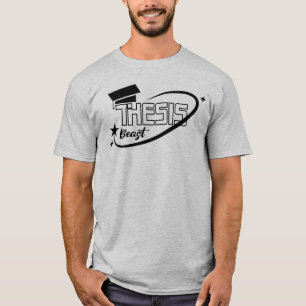 Camiseta Tese Beast Doutoral Life PHD Graduação