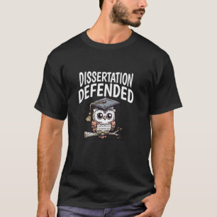 Camiseta Tese de Doutorado Defendida, Dissertação de Doutor