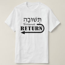 Teshuvah Repent hebraico inglês