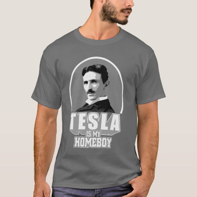 Camiseta Tesla é meu ficar em casa (Frente)