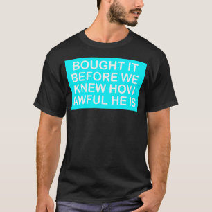 Camiseta Tesla Pára-choque O Comprou Antes De Sabermos Como
