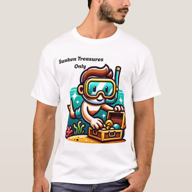 Camiseta Tesoros submersos apenas (Frente)