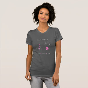 Camiseta Tesoura de Negócios de Salão de Cabelo Boutique