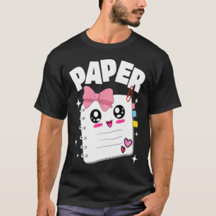 Camiseta Tesoura de Papel Cujo Papel Escórias de Halloween