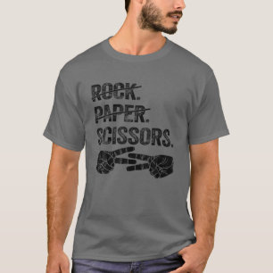 Camiseta Tesoura de Papel Pedra Mulheres Lésbicas Orgulho