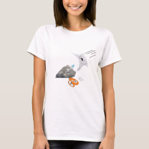 Camiseta Tesoura de papel-rochoso