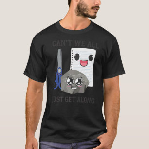 Camiseta Tesoura de Papel Rock Não Podemos Todos Passar Por