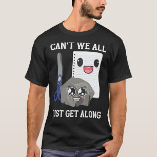 Camiseta Tesoura de Papel Rock Não Podemos Todos Passar Por