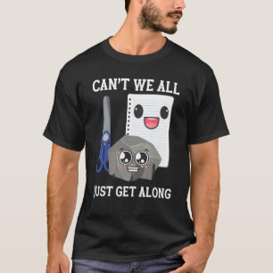 Camiseta Tesoura de Papel Rock Não Podemos Todos Passar Por