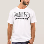 Camiseta Tesouras de papel da rocha (escolha sàbiamente)<br><div class="desc">As tesouras de papel da rocha (escolha sàbiamente) são um daqueles provérbios que todos sabe. Tentativa estabelecer um argumento? Tentativa decidir de quem ideia é melhor? Rocha,  papel,  tesouras para ela!</div>