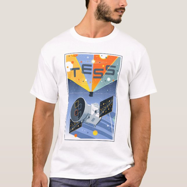 Camiseta Tess Space Telescope Poster. (Frente)