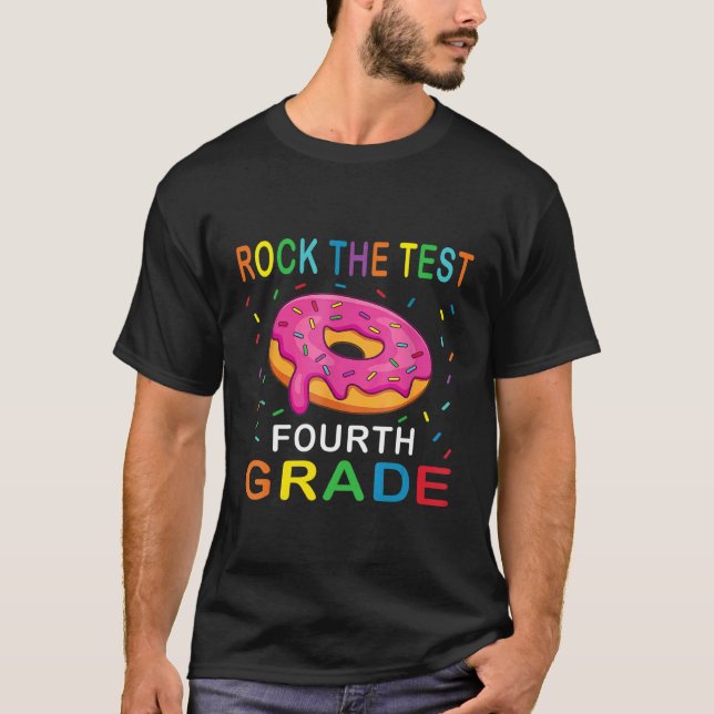 Camiseta Test Day Rock O Professor De Rosquinhas De Quarto  (Frente)