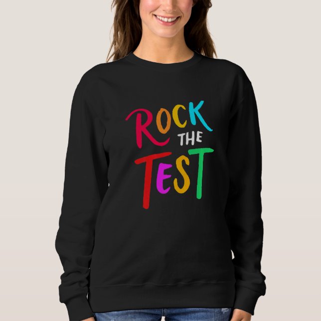 Camiseta Test Day Rock The Test Teacher Day Testing Teacher (Frente)