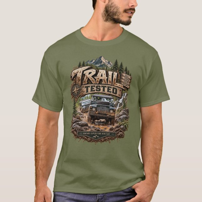 Camiseta Testado em Trilhas (Frente)