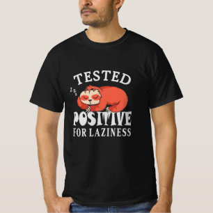 Camiseta Testado positivo para a preguiça Sloth