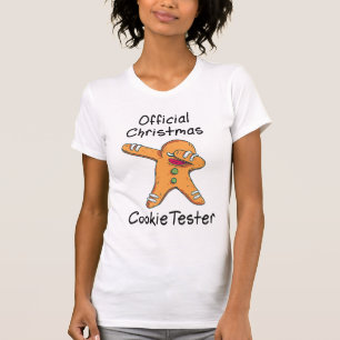 Camiseta Testador de biscoito de Natal oficial