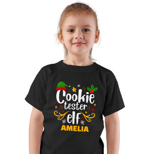 Camiseta Testador de Biscoitos Tipografia Elfo Família Comb