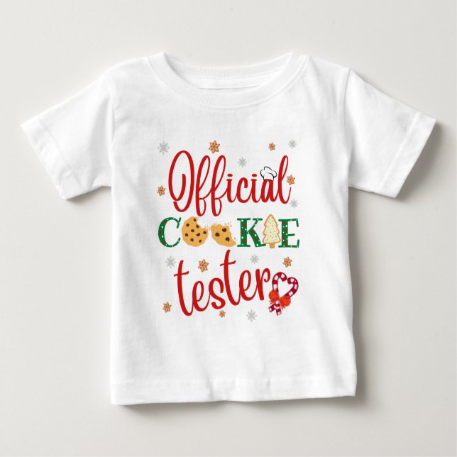 Camiseta testador de cookie oficial (Frente)