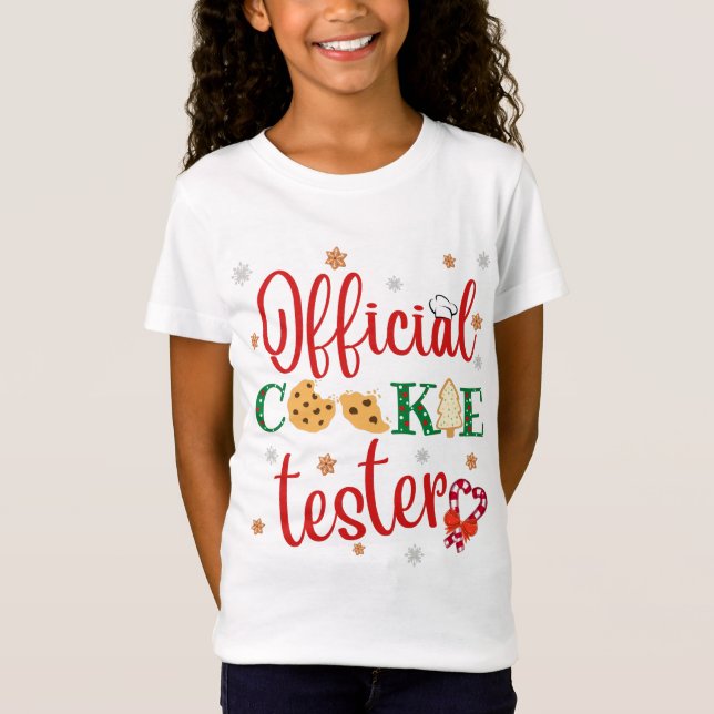 Camiseta testador de cookie oficial (Frente)