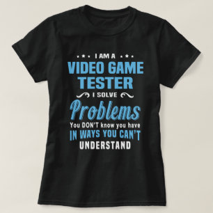 Camiseta Testador de jogos de vídeo