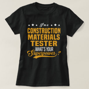 Camiseta Testador de Materiais de Construção