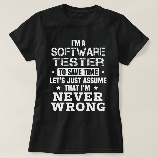 Camiseta Testador de software (Frente do Design)
