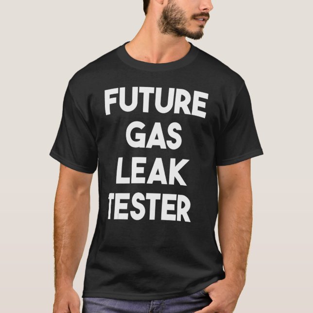 Camiseta Testador Futuro de Fuga de Gás (Frente)