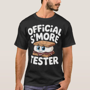 Camiseta Testador Oficial de Marshmallow para Acampamento e
