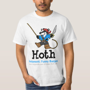 Camiseta TESTAMENTO: T ENGRAÇADO de Hoth dos TEXUGOS (TM)