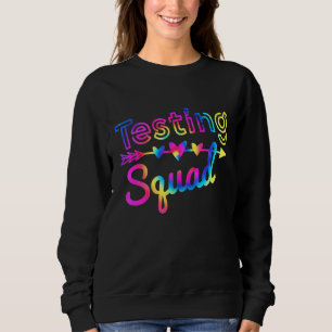 Camiseta Testando Dia de Teste de Coluna de Esquadrão Teste