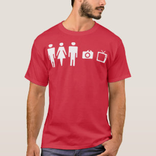 Camiseta Teste Cognitivo de Câmera para Mulheres Pessoais